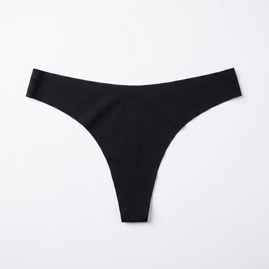 Panty invisible sin costuras color negro con corte láser — Aurora Femme